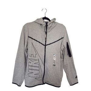 Nike TechMen Fleece Graphic Small Standard Fir Full‎ Zip Hoodie NWT Activewear